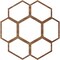 Ekena Millwork Florin Wood Fretwork Pierced Ceiling Medallion, Walnut, 16"OD x 5 5/8"ID x 3/8"T CMWP16X16X0375FOWA - alternate 5